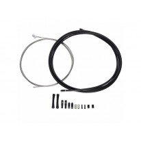 Комплект тормозных тросов SRAM SlickWire Pro MTB Brake Cable Kit 5mm Black (1x1350mm, 1x2350mm 1.5mm pol SS cables, 5mm Kevlar® reinforced linear strand housing, ferrules, end caps, frame protectors)